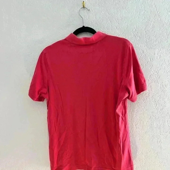 Banana Republic Men's Luxury Touch Polo Size Medium Pink - Picture 3 of 3